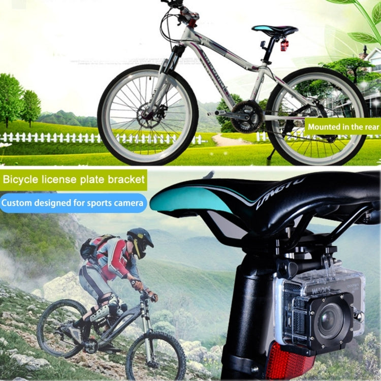 PULUZ Aluminium Alloy Bike Seat Cushion Mount for for GoPro Hero12 Black / Hero11 /10 /9 /8 /7 /6 /5, Insta360 Ace / Ace Pro, DJI Osmo Action 4 and Other Action Cameras(Red) - Bicycle Handlebar Mount by PULUZ | Online Shopping South Africa | PMC TechLife | Buy Now Pay Later Mobicred