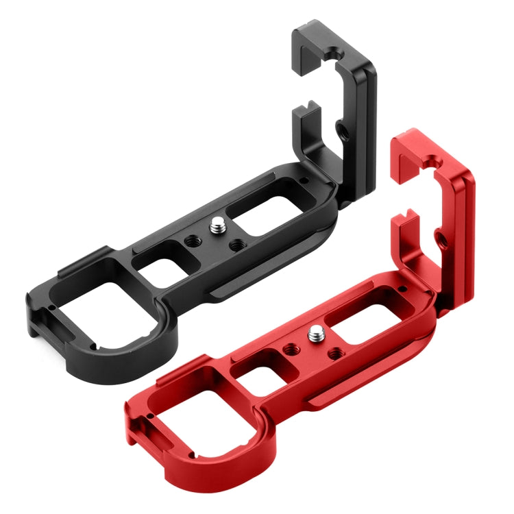 PULUZ 1/4 inch Vertical Shoot Quick Release L Plate Bracket Base Holder for Sony A7R / A7 / A7S(Red) - L-Bracket by PULUZ | Online Shopping South Africa | PMC TechLife | Buy Now Pay Later Mobicred