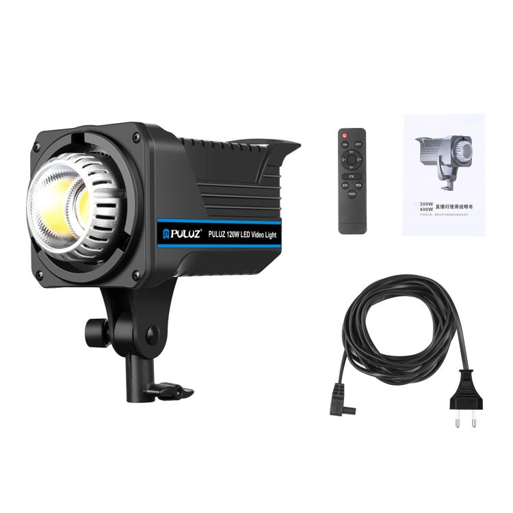 PULUZ 220V 120W Studio Video Light Dual Color Temperature Built-in Dissipate Heat System with Remote Control(EU Plug) - free shipping - PMC TechLife - Order now!