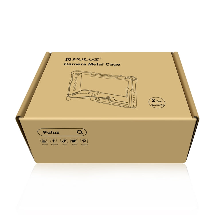 For Sony ILME-FX30 / FX3 PULUZ Metal Camera Cage Stabilizer Rig with NOTA Slider(Black) - free shipping - PMC TechLife - Order now!