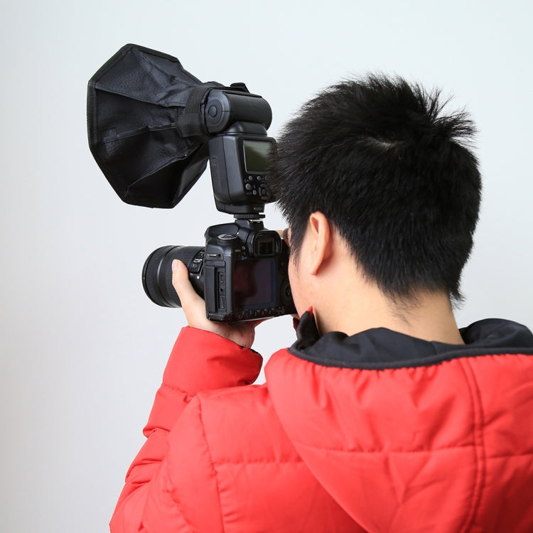 PULUZ 20cm Octangle Style Foldable Soft Flash Light Diffuser Softbox - by PULUZ | Online Shopping South Africa | PMC TechLife | Buy Now Pay Later Mobicred