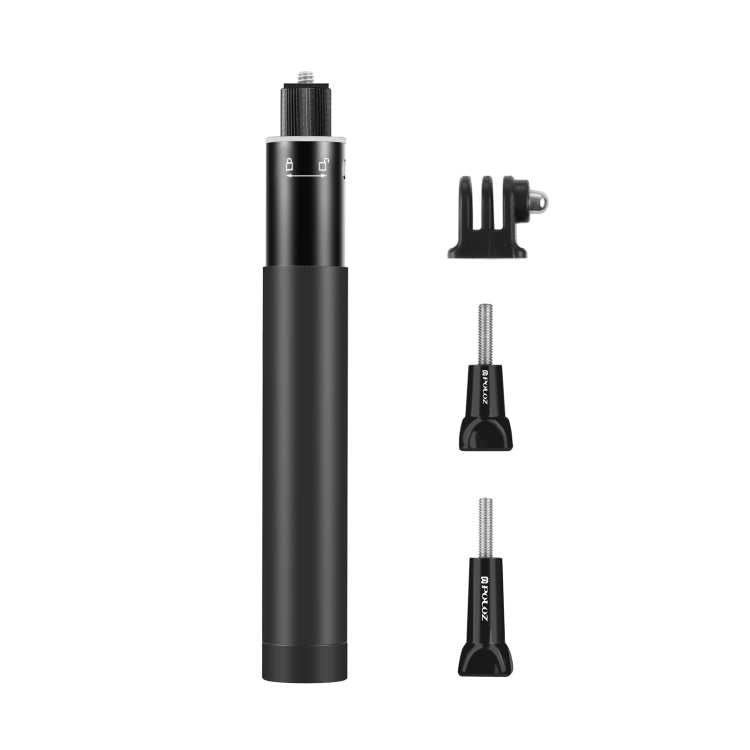 PULUZ 70cm Metal Selfie Stick Monopod with Invisible Adapter Base & Screw for Insta360 One RS / X2 / X3 / DJI Osmo 360 - free shipping - PMC TechLife - Order now!