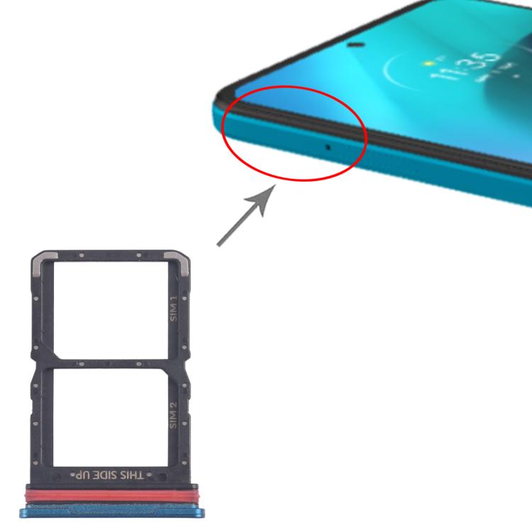 For Motorola Moto G71 5G XT2169-1 XT2169-2 10pcs Original SIM Card Tray + SIM Card Tray (Blue) - free shipping - PMC TechLife - Order now!