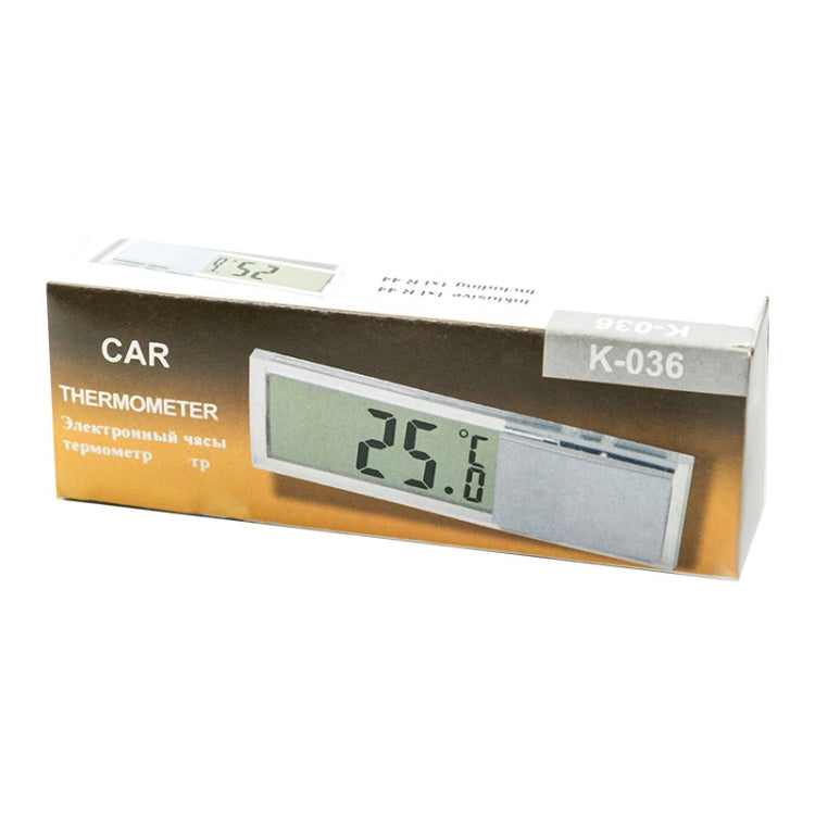 K-036 LCD Car Thermometer with Sucker - Clocks & Car Meters by PMC TechLife | Online Shopping South Africa | PMC TechLife | Buy Now Pay Later Mobicred