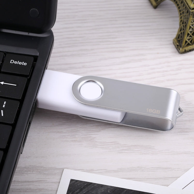 16GB Twister USB 2.0 Flash Disk(White) - USB Flash Drives by PMc TechLife | Online Shopping South Africa | PMc TechLife | Buy Now Pay Later Mobicred