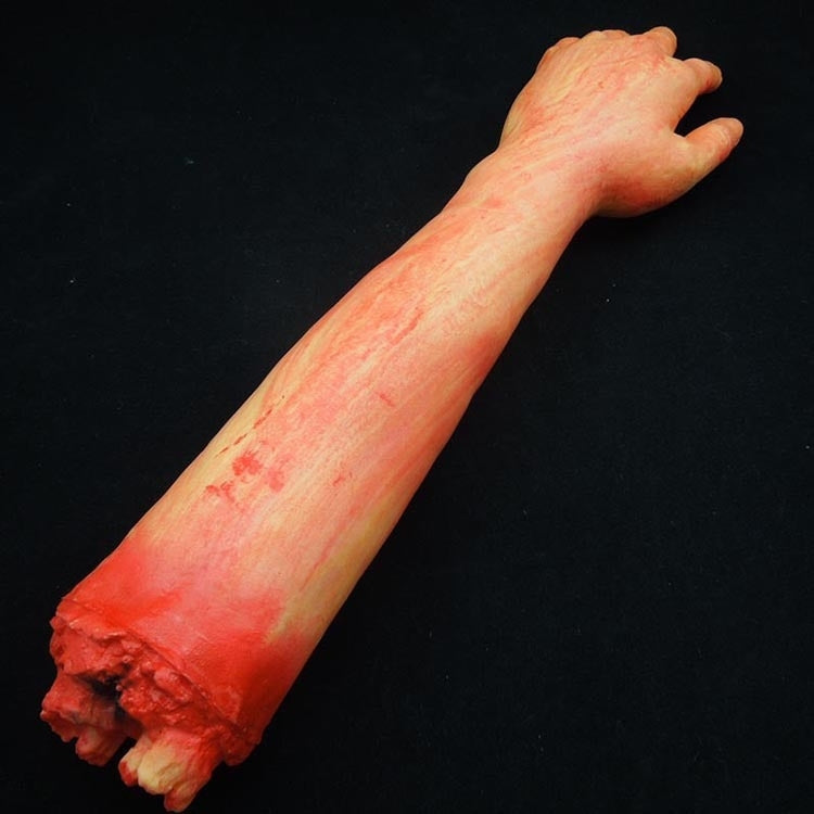 52cm Halloween Horror Props April Fool Day Party Prop Body Parts Decoration Long Bloody Hand - Halloween Prop Decorations by PMC TechLife | Online Shopping South Africa | PMC TechLife | Buy Now Pay Later Mobicred