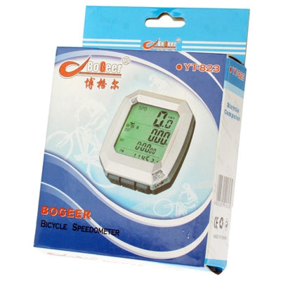 LCD Electronic Bicycle Speedometer (YT-823) - Speedometers by PMC TechLife | Online Shopping South Africa | PMC TechLife | Buy Now Pay Later Mobicred