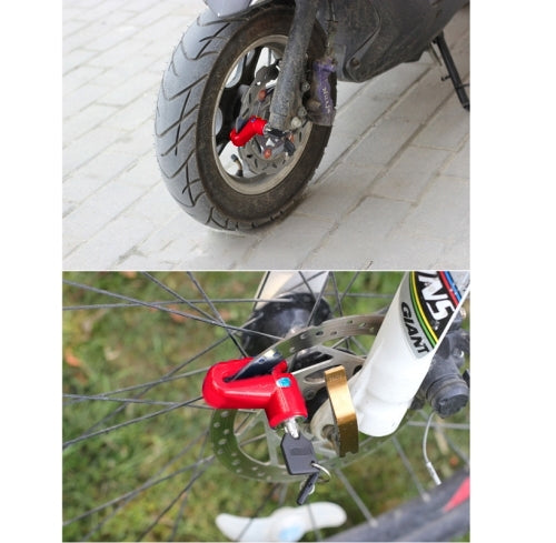 Safety Anti-theft Disk Brake Rotor Lock for Bicycle Motorcycle Scooter, Random Color Delivery - Bicycle Locks & Bicycle Pumps by PMC TechLife | Online Shopping South Africa | PMC TechLife
