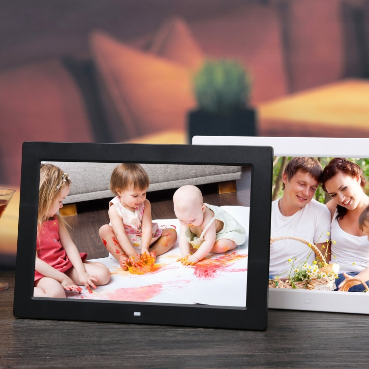 12.1 inch Digital Photo Frame with Holder & Remote Control, Allwinner F16 Program, Support SD / MMC / USB Flash Disk(Black) - 11 inch Below by PMC Jewellery | Online Shopping South Africa | PMC Jewellery | Buy Now Pay Later Mobicred