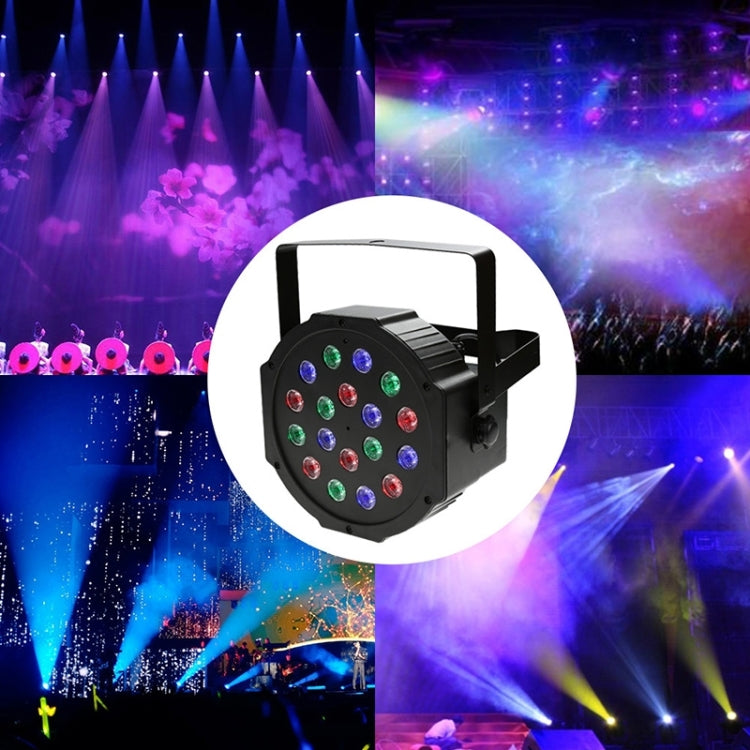 LED-B11 Plastic PAR Light DMX512 10W 18 LED RGB Stage Light, Master / Slave Control / Auto Run Mode - Stage Lighting by PMc TechLife | Online Shopping South Africa | PMc TechLife | Buy Now Pay Later Mobicred