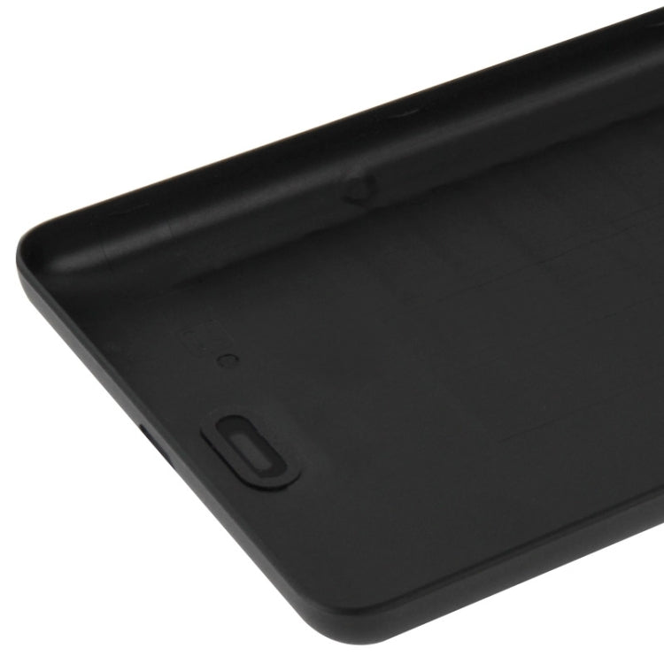 Frosted Surface Plastic Back Housing Cover for Microsoft Lumia 535(Black) - Back Cover by PMc TechLife | Online Shopping South Africa | PMc TechLife | Buy Now Pay Later Mobicred
