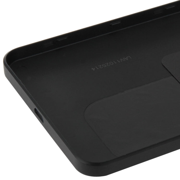 Frosted Surface Plastic Back Housing Cover for Microsoft Lumia 640XL(Black) - Back Cover by PMc TechLife | Online Shopping South Africa | PMc TechLife | Buy Now Pay Later Mobicred
