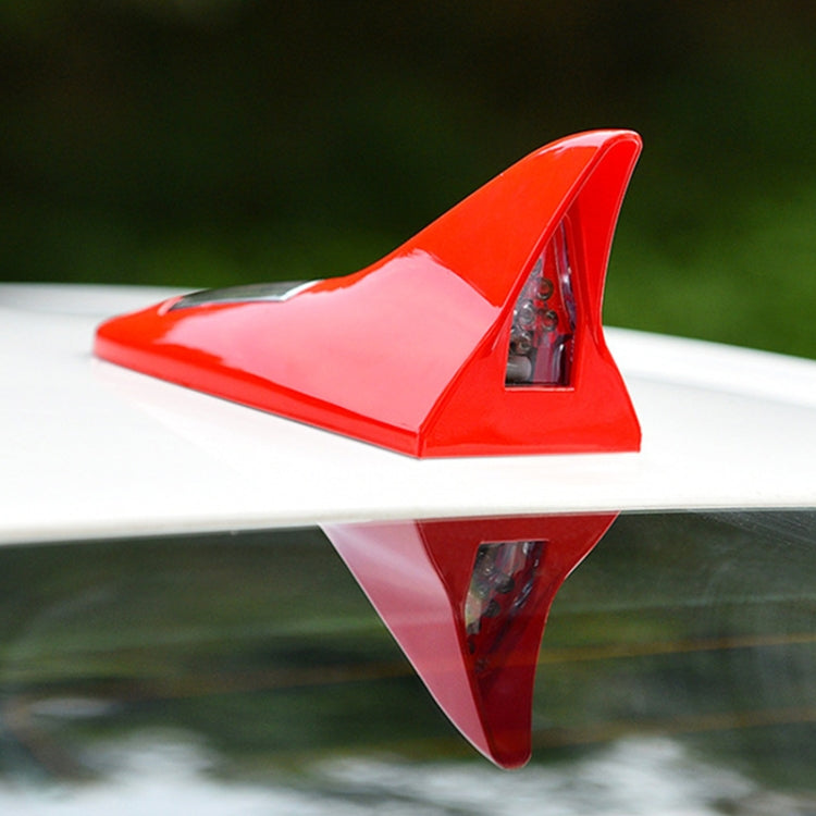 Solar Shark Fin High-positioned Alarm Light(Red) - Warning Lights by PMC TechLife | Online Shopping South Africa | PMC TechLife | Buy Now Pay Later Mobicred