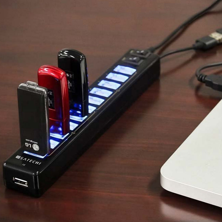 12-Port USB 2.0 HUB,Suitable for Notebook / Netbook(White) - USB 2.0 HUB by PMC Jewellery | Online Shopping South Africa | PMC Jewellery | Buy Now Pay Later Mobicred