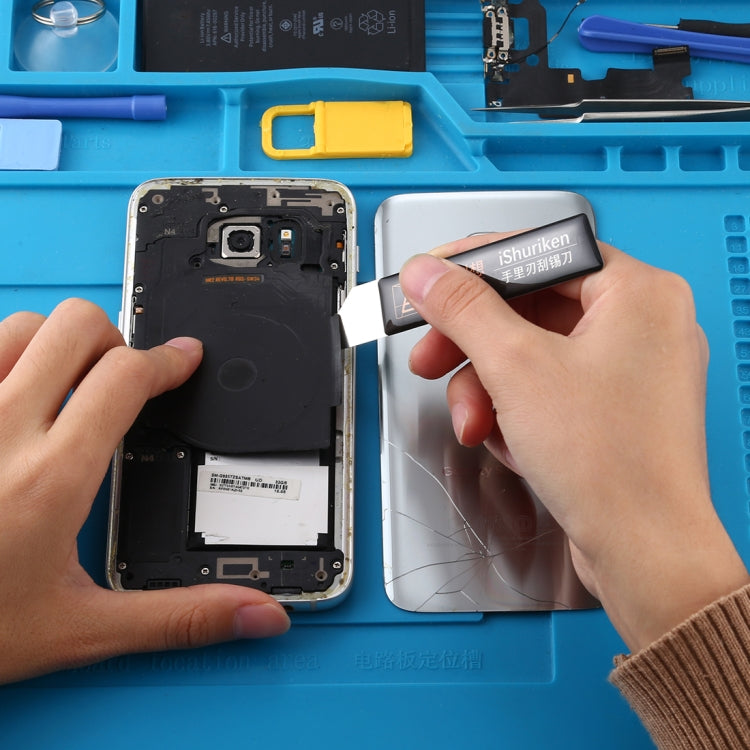 Qianli iShuriken T0.2mm Solder Paster Scraping Tin Knife Wear-resistant Bevel - free shipping - PMC TechLife - Order now!