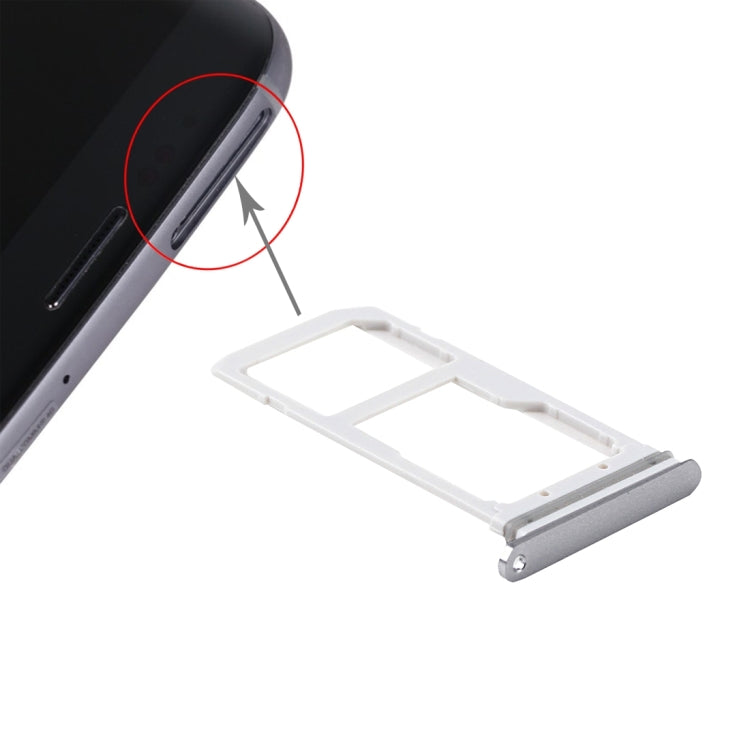 For Galaxy S7 / G930 Card Tray (1 x SIM Card Tray + 1x SD Card Tray) (Black) - free shipping - PMc TechLife - Order now!