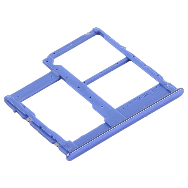 For Samsung Galaxy A315 / A31 SIM Card Tray + SIM Card Tray + Micro SD Card Tray (Blue) - free shipping - PMc TechLife - Order now!