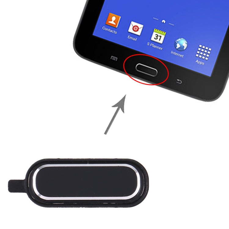 Home Key for Samsung Galaxy Tab 3 Lite 7.0 SM-T110/T111/T116(Black) - free shipping - PMc TechLife - Order now!
