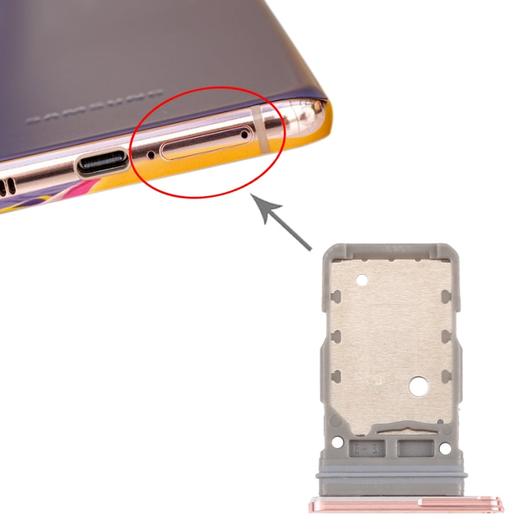 For Samsung Galaxy S21 / S21+ / S21 Ultra SIM Card Tray + SIM Card Tray (Pink) - free shipping - PMc TechLife - Order now!