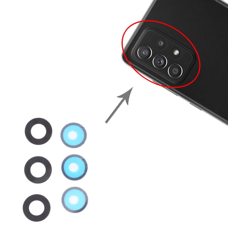 For Samsung Galaxy A52 SM-A525 10pcs Back Camera Lens - free shipping - PMc TechLife - Order now!
