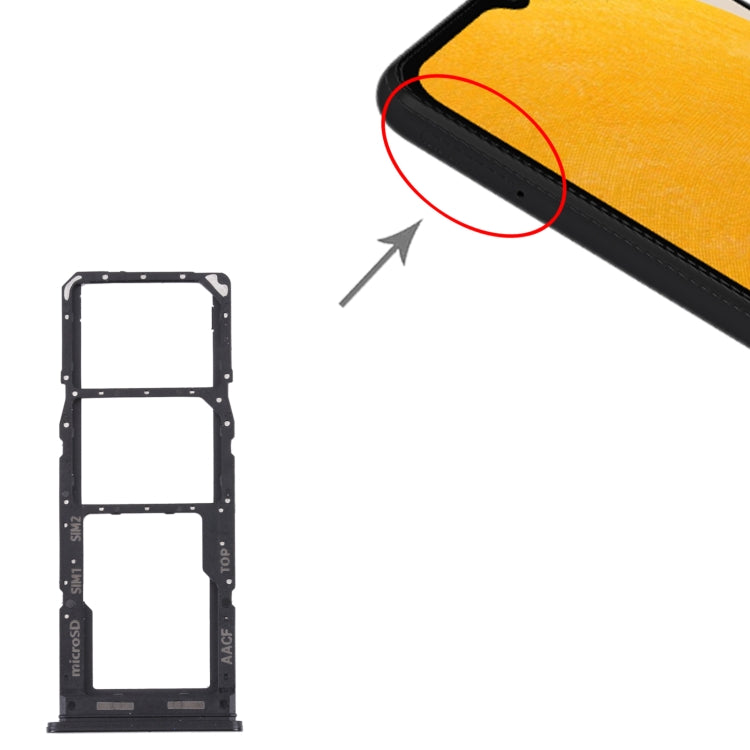 For Samsung Galaxy A13 5G SM-A136 Original SIM Card Tray + SIM Card Tray + Micro SD card tray (Black) - free shipping - PMc TechLife - Order now!