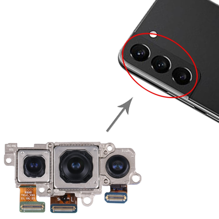 For Samsung Galaxy S22+ 5G SM-S906B Original Camera Set (Telephoto + Wide + Main Camera) - free shipping - PMc TechLife - Order now!