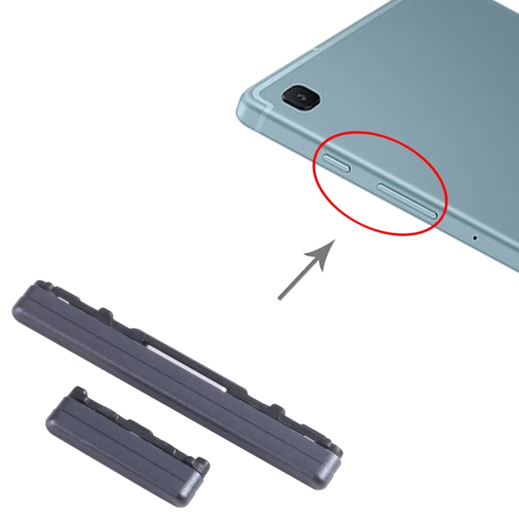 For Samsung Galaxy Tab S6 Lite SM-P610/P615 1set Original Power Button + Volume Control Button (Black) - free shipping - PMc TechLife - Order now!