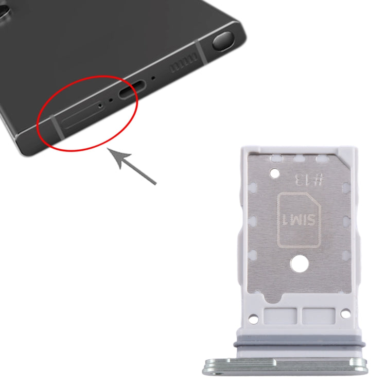 For Samsung Galaxy S24 / S24+ 5G Original SIM + SIM Card Tray (Green) - free shipping - PMc TechLife - Order now!