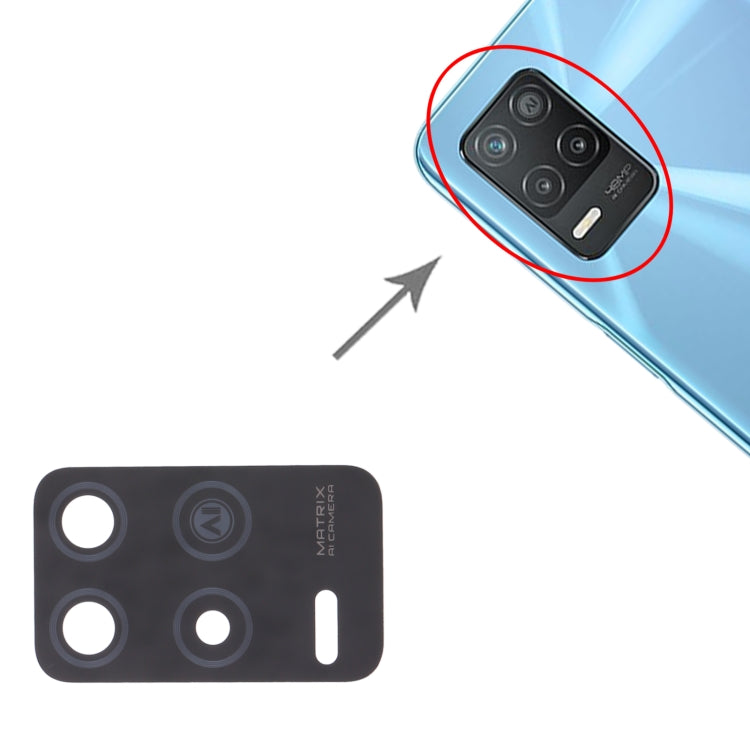For OPPO Realme 8 5G RMX3241 10pcs Back Camera Lens - Camera Series by PMC TechLife | Online Shopping South Africa | PMC TechLife