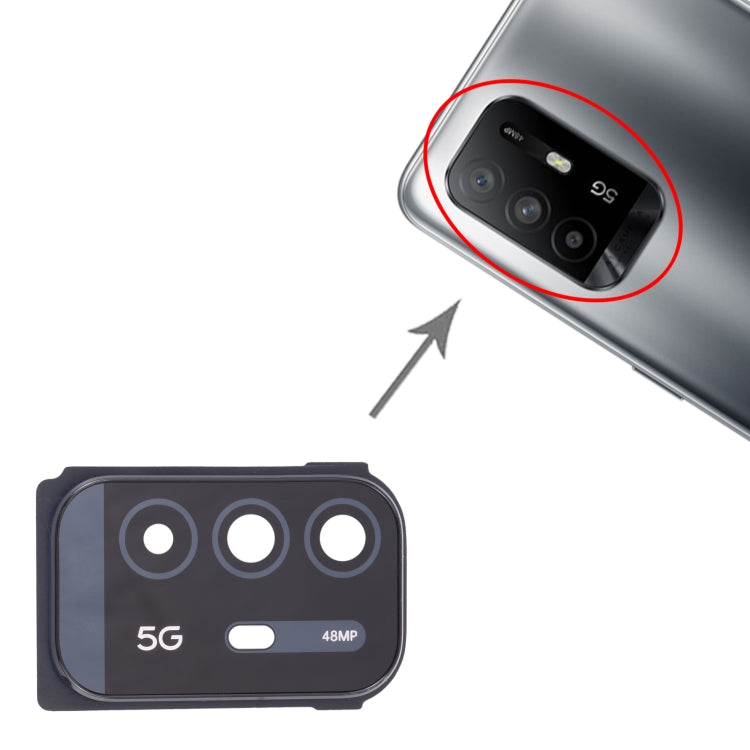For OPPO A95 PELM00 Camera Lens Cover (Blue) - Camera Series by PMc TechLife | Online Shopping South Africa | PMc TechLife | Buy Now Pay Later Mobicred