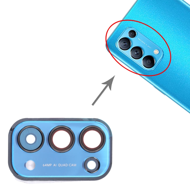 For OPPO Reno5 5G PEGM00, PEGT00, CPH2145 Camera Lens Cover (Blue) - Camera Series by PMC TechLife | Online Shopping South Africa | PMC TechLife