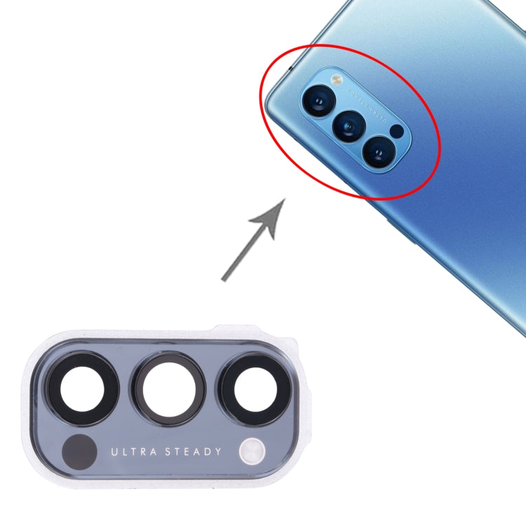 For OPPO Reno4 Pro 5G PDNM00, PDNT00, CPH2089 Camera Lens Cover (Black) - free shipping - PMC TechLife - Order now!