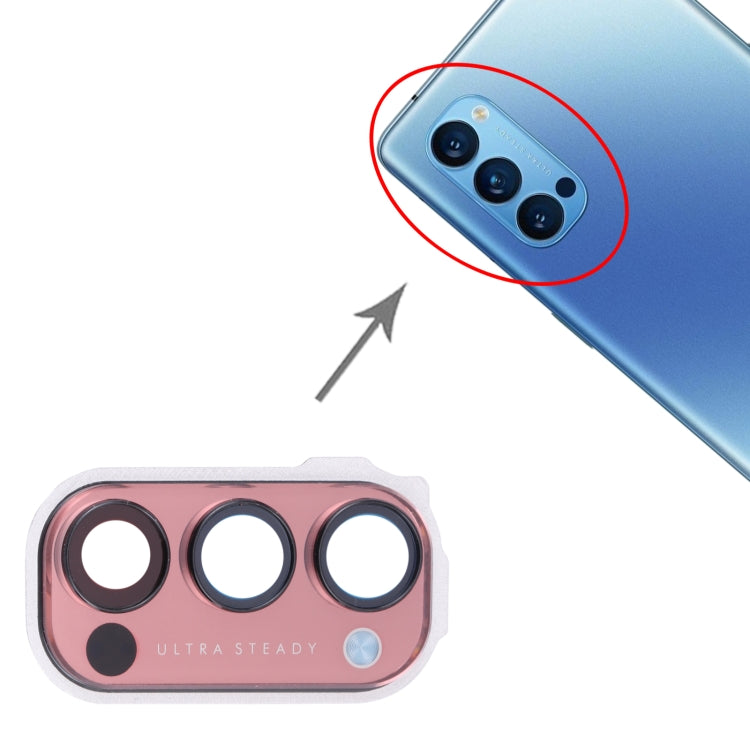 For OPPO Reno4 Pro 5G PDNM00, PDNT00, CPH2089 Camera Lens Cover (Red) - Camera Series by PMc TechLife | Online Shopping South Africa | PMc TechLife | Buy Now Pay Later Mobicred