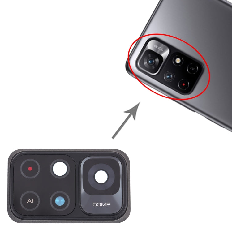 Camera Lens Cover for Xiaomi Redmi Note 11 (China) 21091116AC / Poco M4 Pro 5G 21091116AG, MZB0BGVIN / Redmi Note 11S 5G - free shipping - PMC TechLife - Order now!