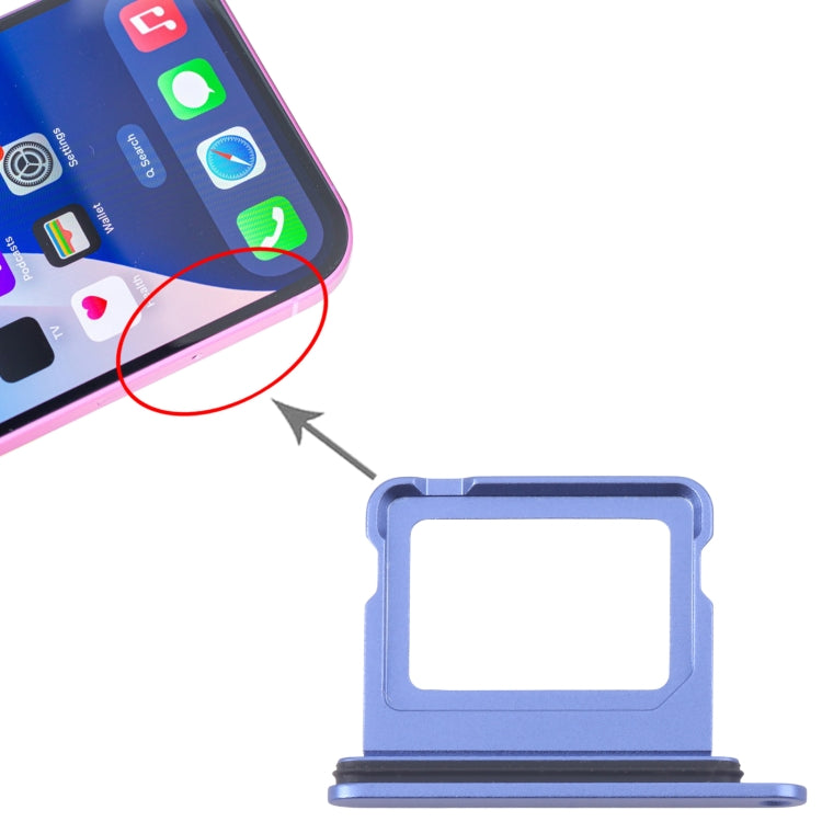 For iPhone 16 SIM + SIM Card Tray (Blue) - by PMC Jewellery | Online Shopping South Africa | PMC Jewellery | Buy Now Pay Later Mobicred