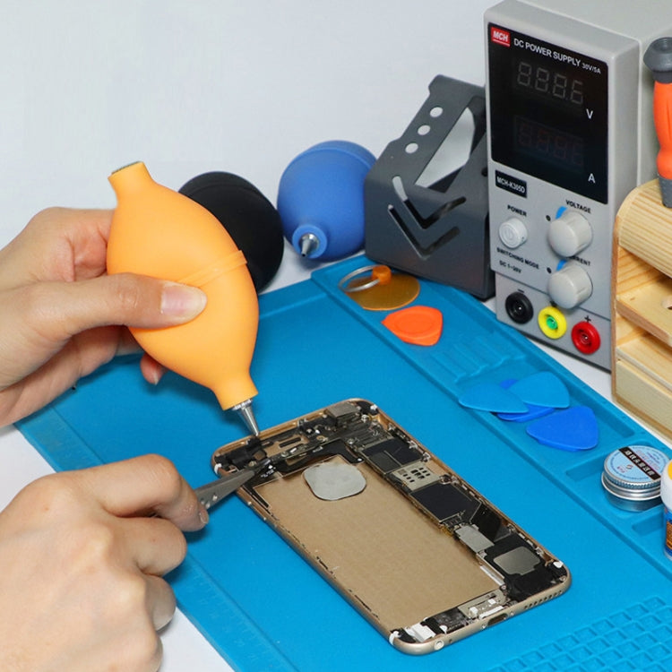 Dust Remover Rubber Air Blower Pump Cleaner for Cell Phone/Cameras/Keyboard/Watch Etc(Orange) - free shipping - PMC TechLife - Order now!