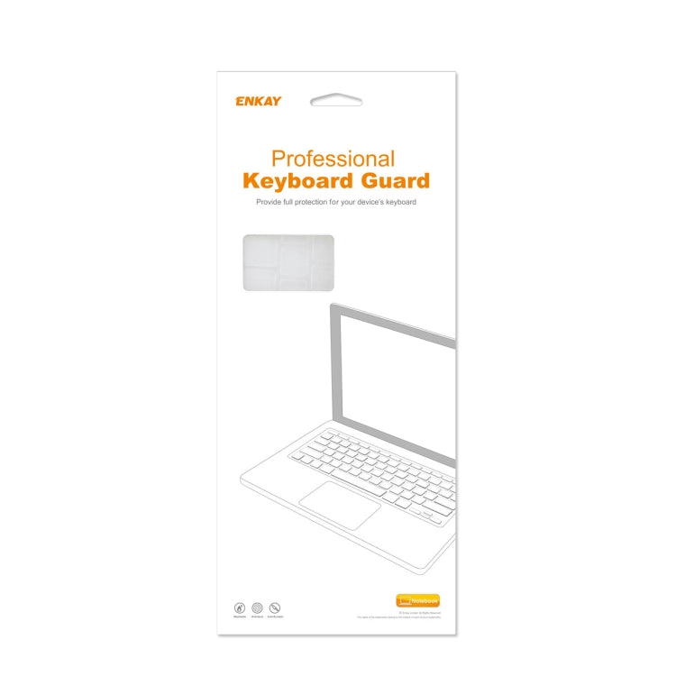 ENKAY Hat-Prince 3 in 1 For MacBook Pro 13 inch A2289 / A2251 (2020) Crystal Hard Shell Protective Case + Europe Version Ultra-thin TPU Keyboard Protector Cover + Anti-dust Plugs Set(Orange) - free shipping - PMC Jewellery - Order now!
