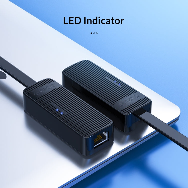 ORICO UTK-U2-BK USB to Ethernet Adapter (100 Mbit) - USB 2.0 HUB by ORICO | Online Shopping South Africa | PMC Jewellery | Buy Now Pay Later Mobicred