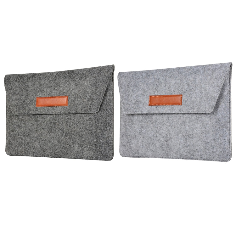 Felt Liner Bag Computer Bag Notebook Protective Cover For 13 inch(Grey) - 13.3 inch by PMC TechLife | Online Shopping South Africa | PMC TechLife | Buy Now Pay Later Mobicred