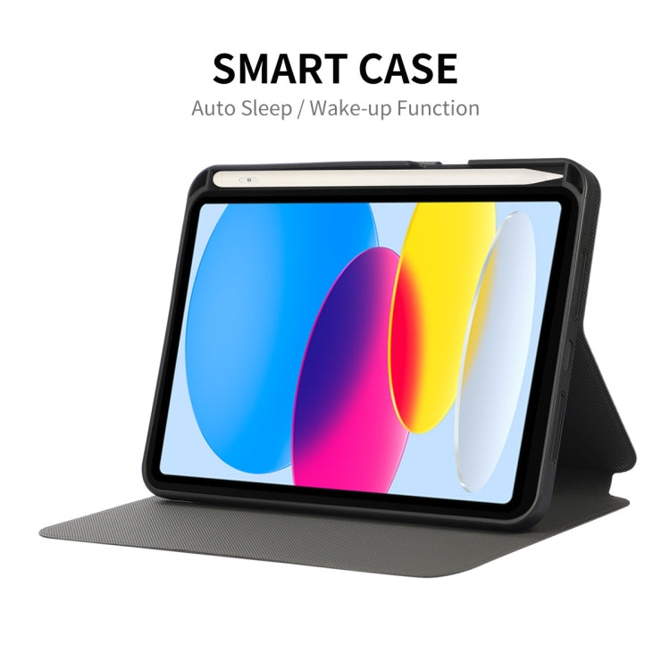 For iPad 2025 / 2022 ENKAY TPU Back Cover Smart Leather Tablet Case with Pen Slot & Holder(Black) - free shipping - PMc TechLife - Order now!