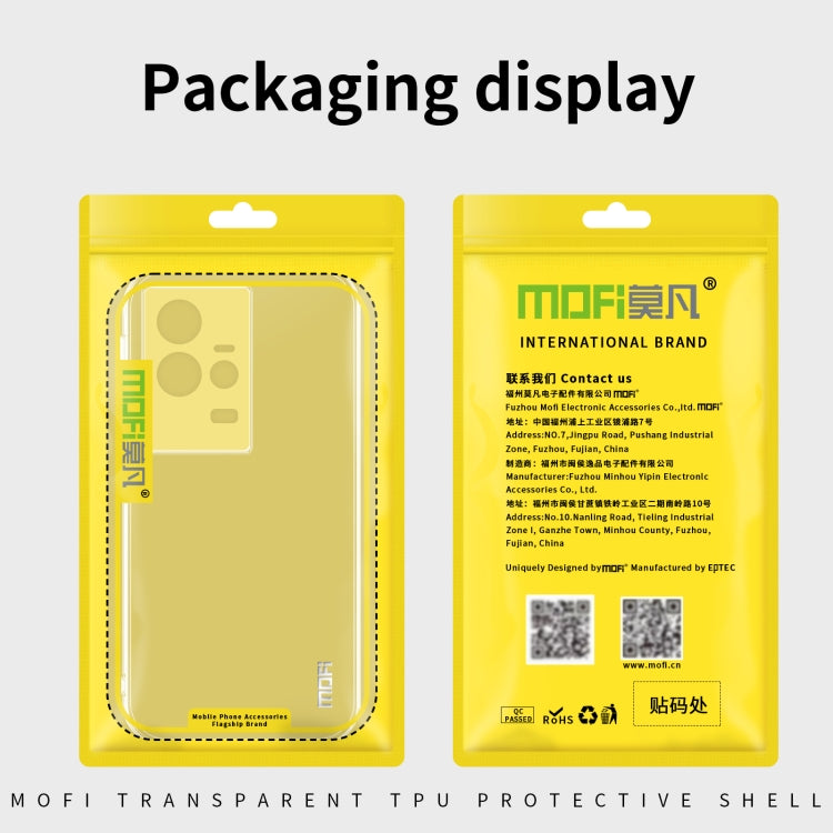 For vivo iQOO11 MOFI Ming Series Ultra-thin TPU Phone Case(Transparent) - vivo Cases by MOFI | Online Shopping South Africa | PMC TechLife