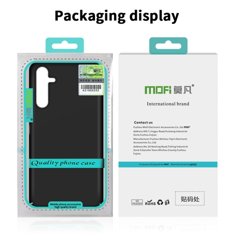 For Samsung Galaxy S23 FE 5G MOFI Frosted PC Ultra-thin Hard Phone Case(Black) - Galaxy S23 FE 5G Cases by MOFI | Online Shopping South Africa | PMC TechLife