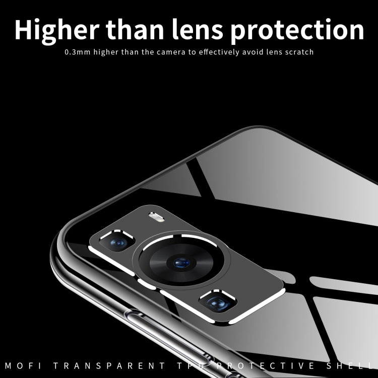 For Huawei P60 / P60 Pro MOFI Ming Series Ultra-thin TPU Phone Case(Transparent) - Huawei Cases by MOFI | Online Shopping South Africa | PMC TechLife | Buy Now Pay Later Mobicred