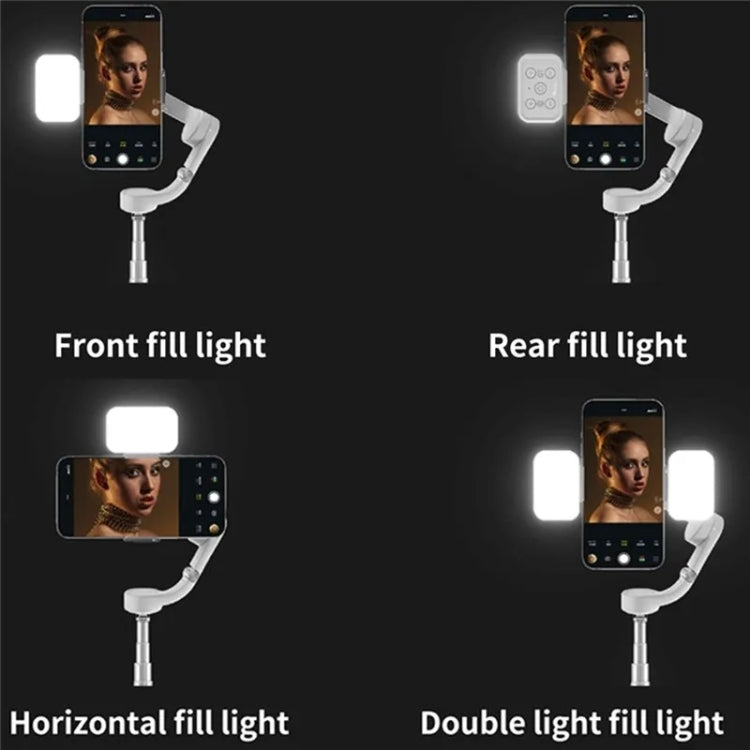 GBL01 LED Gimbal Light Camera Fill Light Double Lamp - by PMC TechLife | Online Shopping South Africa | PMC TechLife | Buy Now Pay Later Mobicred