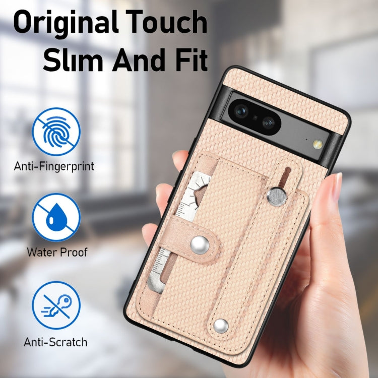 For Google Pixel 9 Pro Wristband Kickstand Card Wallet Back Cover Phone Case with Tool Knife(Green) - Google Cases by PMC TechLife | Online Shopping South Africa | PMC TechLife | Buy Now Pay Later Mobicred