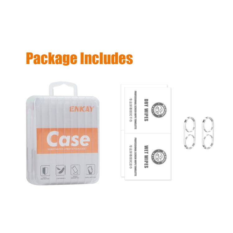 For Samsung Galaxy Z Flip7 FE 2pcs ENKAY Hat-Prince 9H Rear Camera Lens Tempered Glass Film(Transparent) - free shipping - PMC TechLife - Order now!