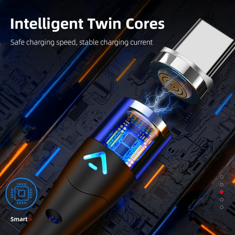 ENKAY 2 in 1 3A USB to 8 Pin + Type-C Magnetic Fast Charging Data Cable, Length:1m(Red) - free shipping - PMC Jewellery - Order now!