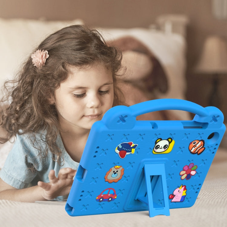 For Samsung Galaxy Tab A9+ X216B Handle Kickstand Children EVA Shockproof Tablet Case(Sky Blue) - Galaxy Tab A9+ by PMC TechLife | Online Shopping South Africa | PMC TechLife