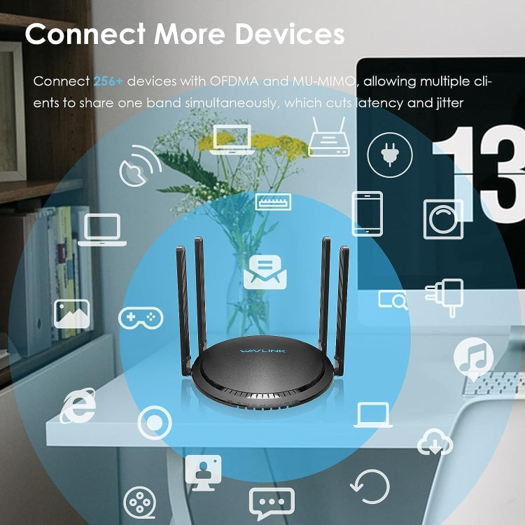WAVLINK WN531MX3 Wider Coverage AX3000 WiFi 6 Wireless Routers Dual Band Wireless Repeater, Plug:AU Plug - Wireless Routers by PMC Jewellery | Online Shopping South Africa | PMC Jewellery | Buy Now Pay Later Mobicred
