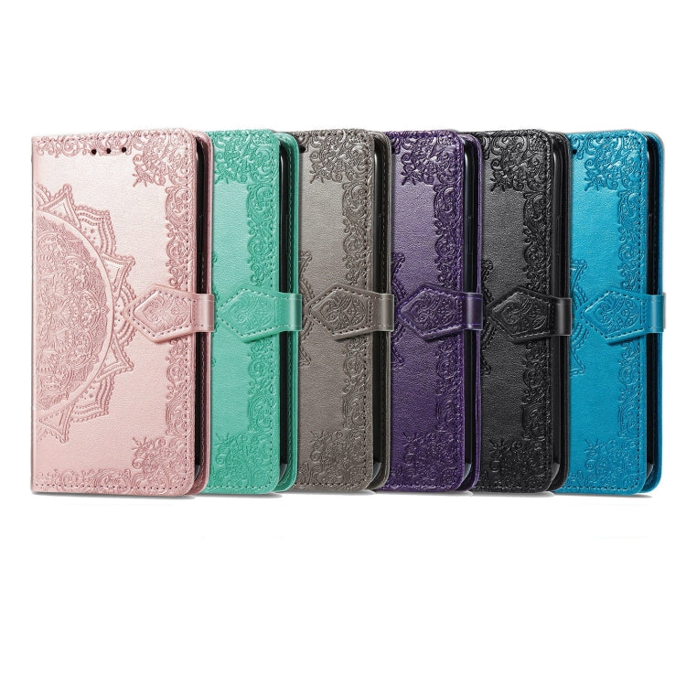 For Samsung Galaxy S25 Ultra 5G Mandala Flower Embossed Leather Phone Case(Black) - Galaxy S25 Ultra 5G Cases by PMC Jewellery | Online Shopping South Africa | PMC Jewellery | Buy Now Pay Later Mobicred